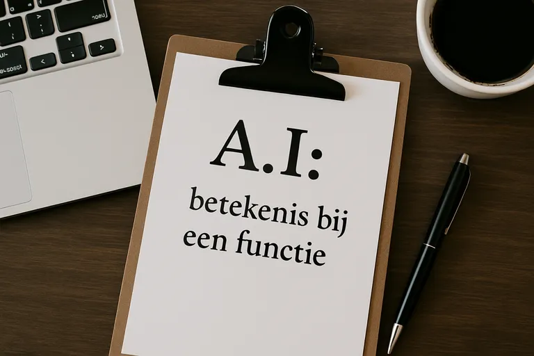 A.i.: betekenis bij een functie