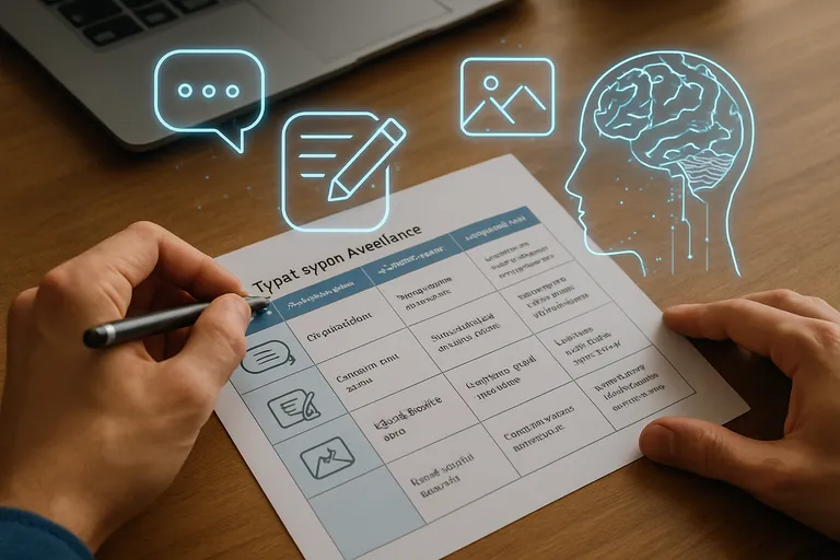Belangrijkste typen AI-software