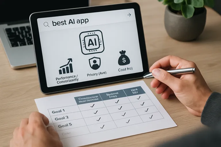 Hoe kies je de beste AI-app voor jouw situatie