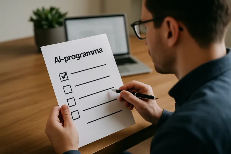 Hoe kies je het juiste AI-programma voor jouw situatie