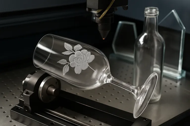 Laat je glas schitteren met verfijnde lasergravures