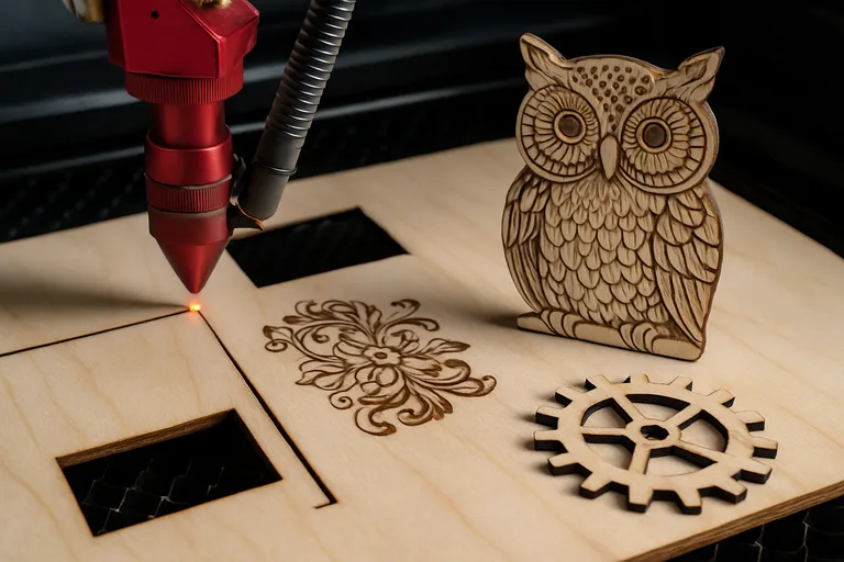 Maak unieke creaties met lasergesneden hout en haarscherp detail