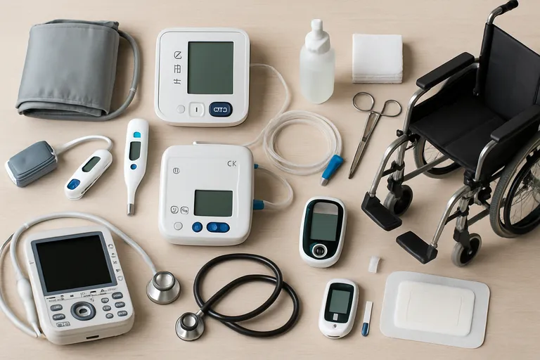 Medische hulpmiddelen op een rij voor elke zorgsetting