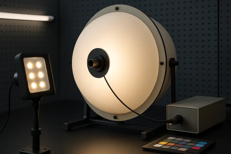 Nauwkeurige lumen en kleurmetingen in je lichtlab met een integrerende bol