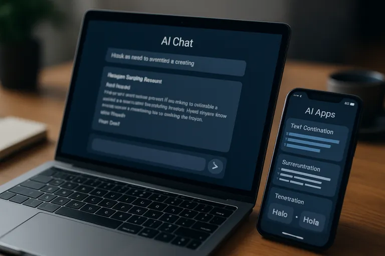 Soorten AI apps en populaire categorieën