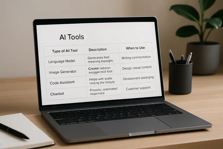 Soorten AI-tools en wanneer je ze inzet