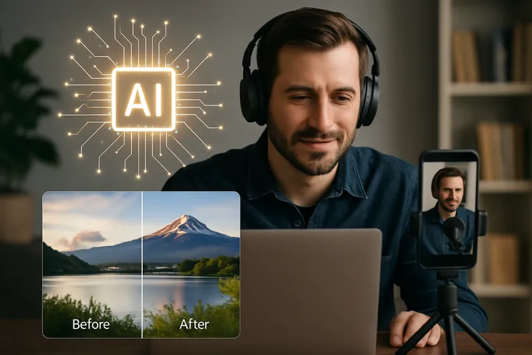 Toepassingen van AI enhance in media en content