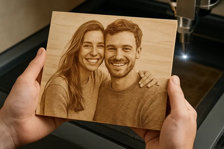 Wat is foto op hout graveren