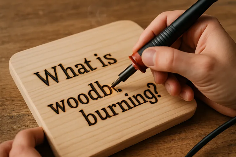 Wat is letters branden in hout